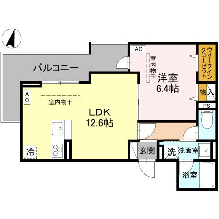 TORISIAS ゆいの杜6丁目 D棟の間取り