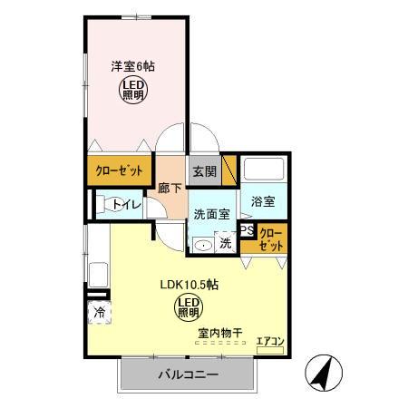 グランパティオⅤの間取り