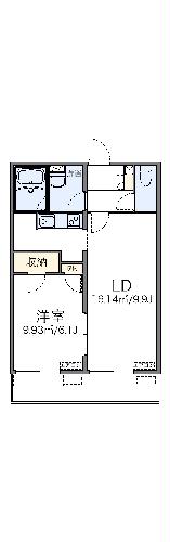 レオネクストゆずの木の間取り