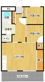 桜台染谷ハイツの間取り