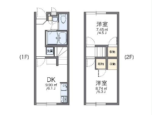 レオパレスよしたけの間取り