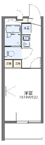 レオパレスグランドパレス春日部の間取り