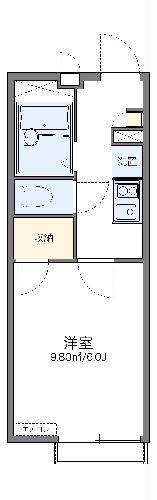 レオパレスカーツの間取り
