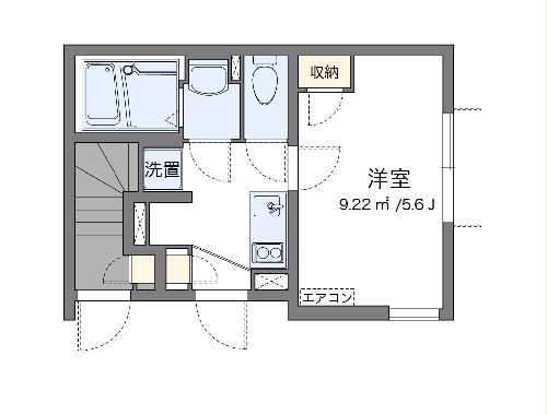 クレイノT 白鷺の間取り