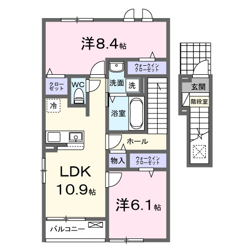 Jo Town Ⅲの間取り
