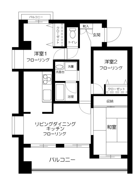 ヴィスタガーデン東小金井の間取り