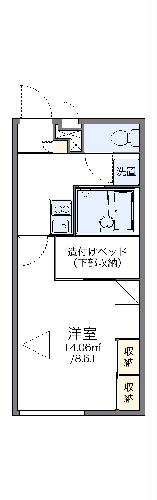 レオパレスNEO若草の間取り