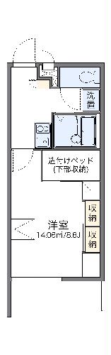 レオパレス神山の間取り