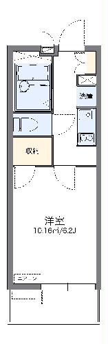 レオパレスアサヒの間取り