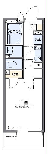 レオネクストエステート旗の台の間取り