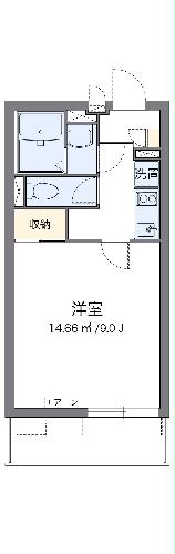 クレイノホーガ スターの間取り