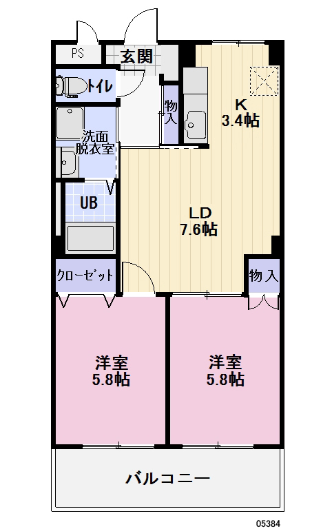 AI DAITOKU Ⅰの間取り