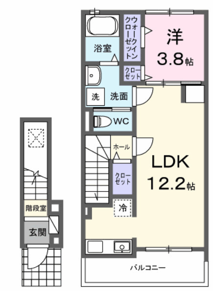 メゾン　ロイヤルの間取り