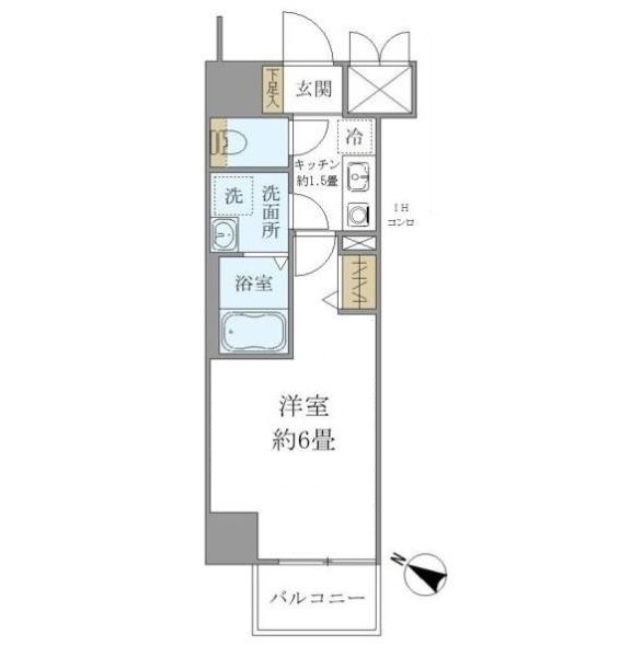 シエル白山 B館の間取り