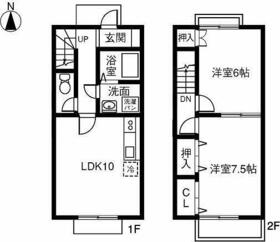 リベルテ ヒラテの間取り