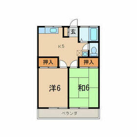 グリーンビレッジ峰の間取り
