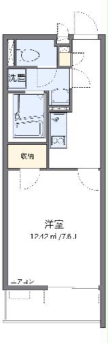 クレイノMOONⅠの間取り