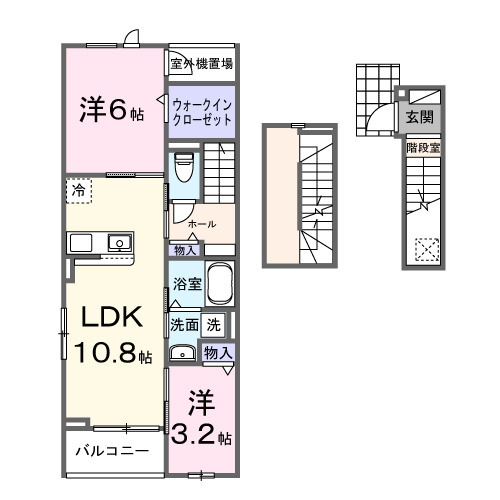 アルテミスの間取り