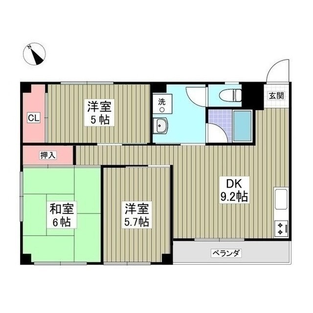 ヴィラ代官山北棟の間取り