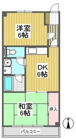 コージーハイムA棟の間取り