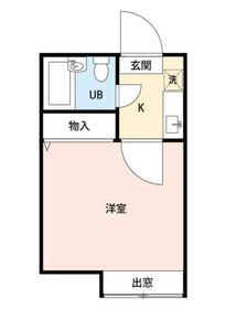 パティオ稔台B棟の間取り