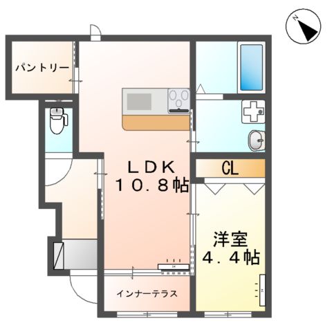 フェリシティ寺本の間取り