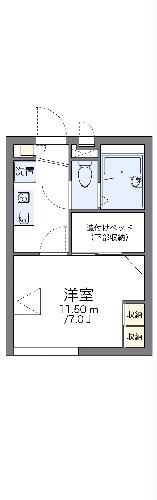 レオパレスエスポワール Kの間取り