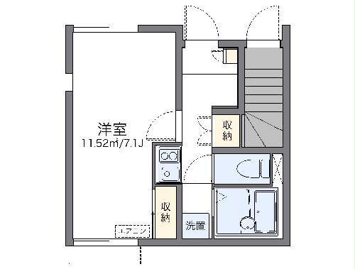 レオネクストサンクワイエットⅢの間取り