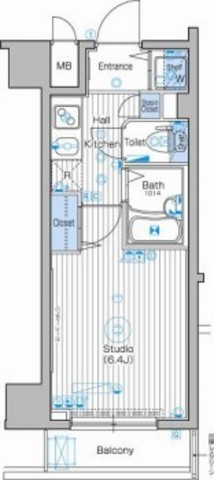 ガーラ・シティ大井町の間取り