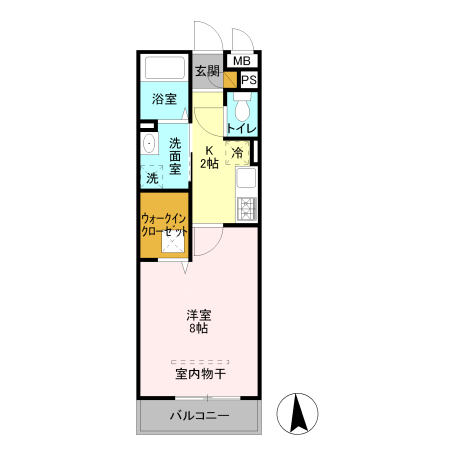 ベルレージュ エムの間取り