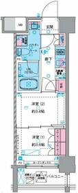 GENOVIA浅草Ⅵskygardenの間取り