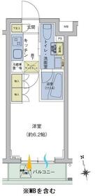 アジールコート品川中延の間取り