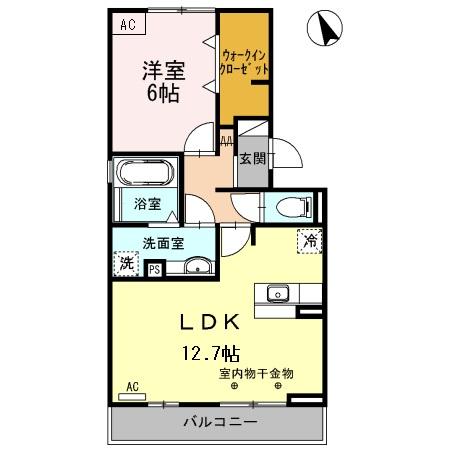 エスペランサSⅢ A棟の間取り