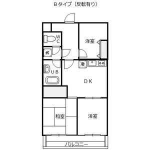 サンライン岐阜コーポの間取り