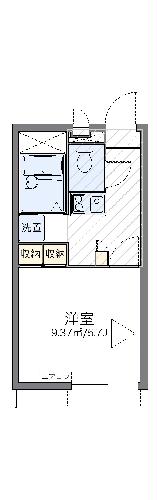 レオパレスKの間取り