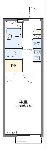 レオパレスアムールⅡの間取り