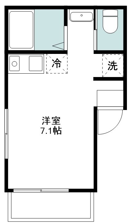 ベルコーポの間取り