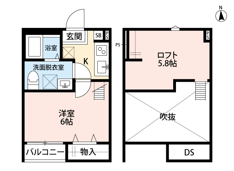 Fleur e-urawa(フルール イーウラワ) の間取り