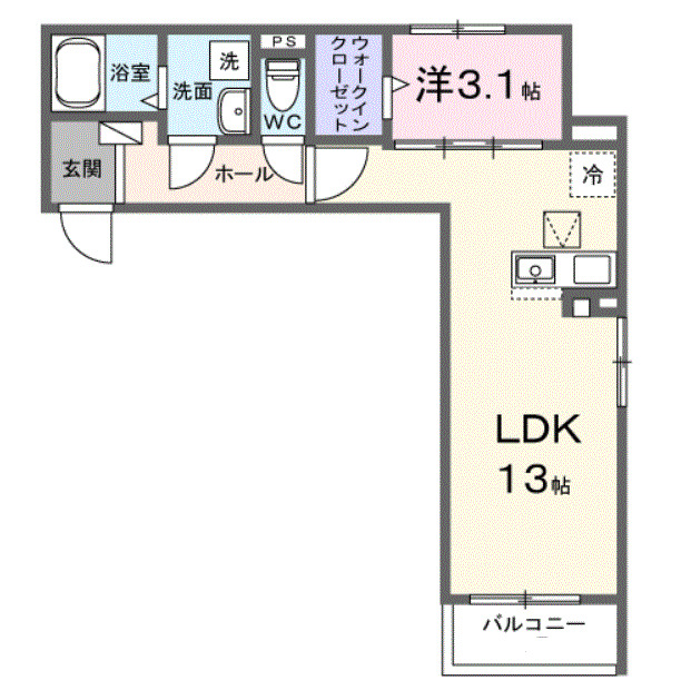 ヒカルサ川越霞ヶ関の間取り