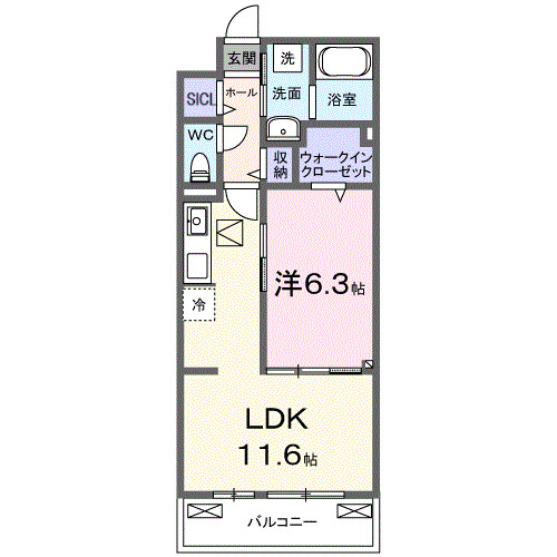 リオラ Ⅰの間取り