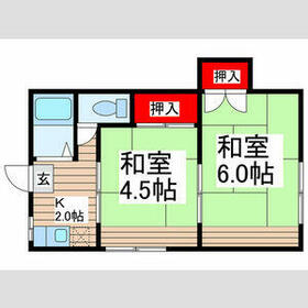 盛田荘の間取り
