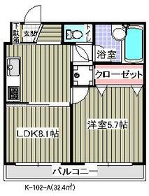 マノワール壱番館(K-102)の間取り