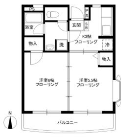 パールハイツの間取り