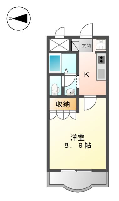ソレイユの間取り