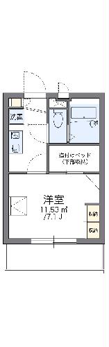 レオパレスYOSHINOの間取り