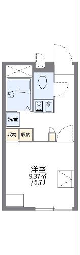 レオパレス長左衛門Ⅱの間取り