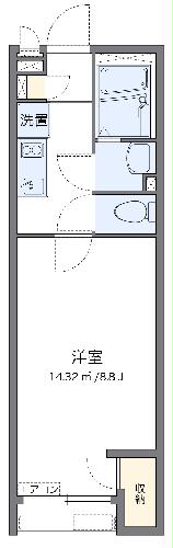 ミランダイーゼルの間取り