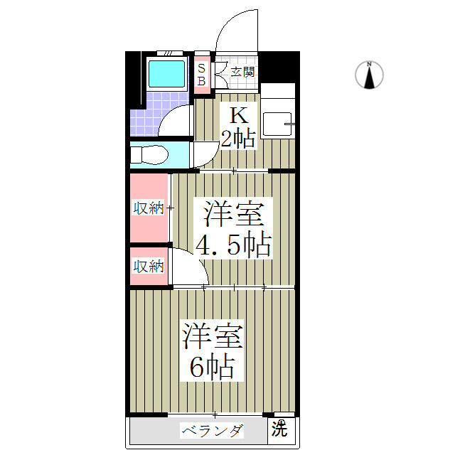 小菅ビルデンスの間取り