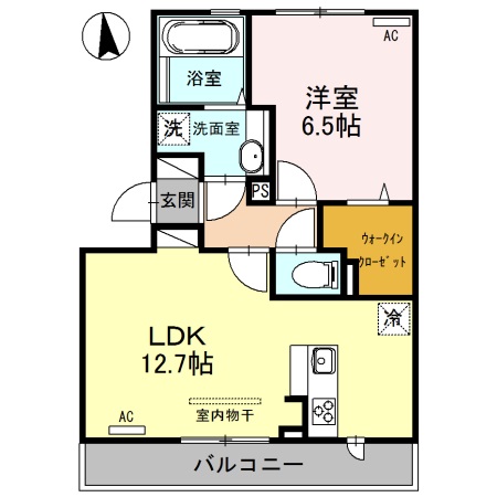 サザンヒルズ Aの間取り