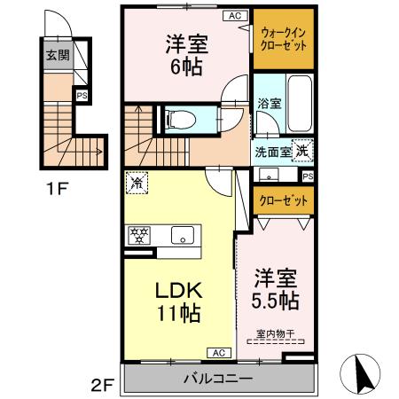 レジデンス K(Residence K)の間取り